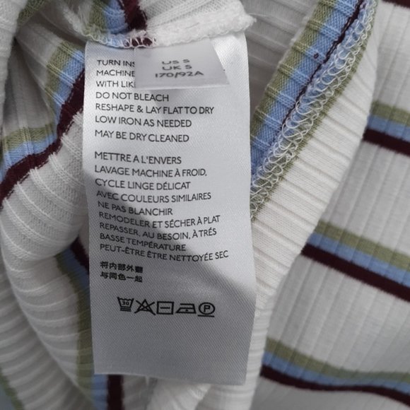 FREE PEOPLE Donna Striped Tee NWOT - Picture 4 of 7